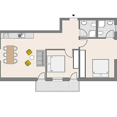 Salus Whg 5 Auszeit - Mit 2 Baedern Und Balkon Apartmán *